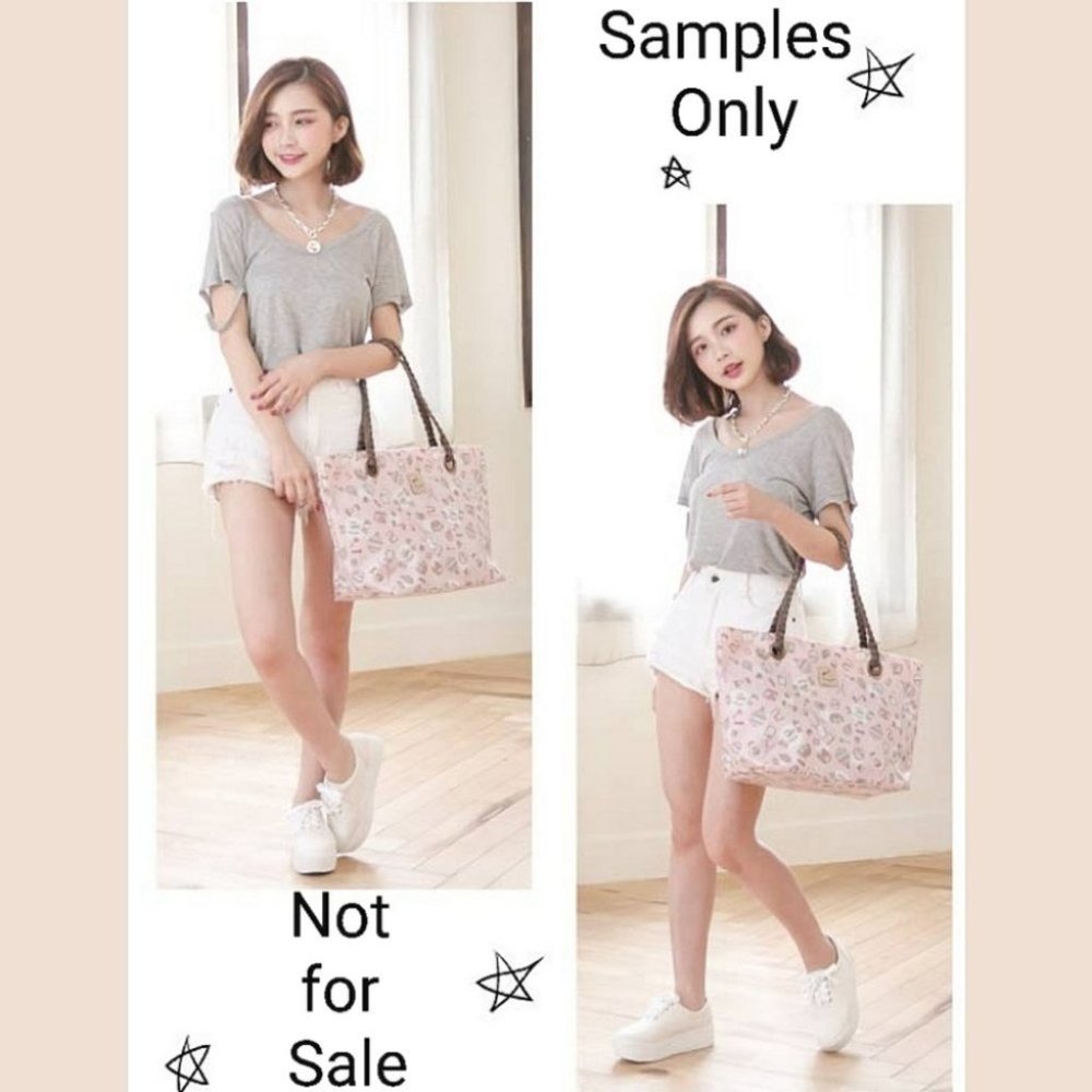 Waterproof Corgi Woven Tote Shoulder Bag - Picture 7 of 13